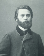 Jules Vallès photographié dans l'atelier de Nadar vers 1860.